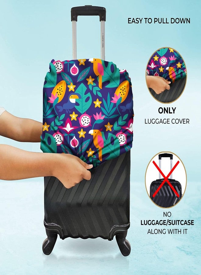 Nasher Miles Polyester 55 (20 Inch) Small Protective Luggage Cover - Feather - Image 2